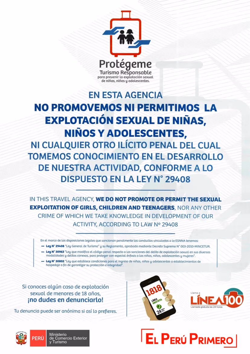 Código de conducta para prevenir la explotación sexual de niñas, niños y adolescentes